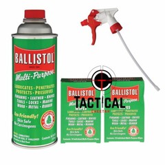 Multipurpose Gun Cleaning Lubricant Ballistol 16 oz, Multi-Purpose 20 Wipes &