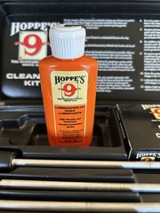 HOPPE’S 9 GUN CLEANING KIT 2007 Black Case 3 Rods Patches Solutions 3 Tips