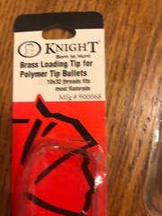 Knight M900068 Brass Replacement Bullt Loading Tip 10-32 Thread