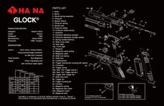11”x17″ Glock Gun Cleaning Mat—–Stitched edges (US Seller)