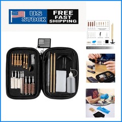 Durable Universal Handgun Cleaning Kit with Zippered Case – 25 Tools Included