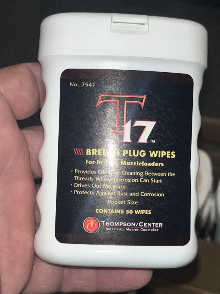 Thompson Center TC17 Breech Plug Wipes 50PK