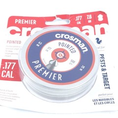 Crosman 7-P577 Pointed .177-Caliber Pellets, 1.00 x x 1.00″, lead