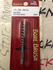 Outers Rifle Phosphor Bronze Bore Brush, .270,.280,.284 Cal/Bronze #83105