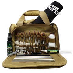 Clenzoil Universal Gun Care Range Bag, Tan, 2366 Gun Cleaning Kit