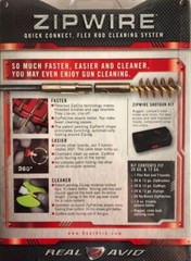 Real Avid Zip Wire Shotgun Cleaning Kit Quick Connect Flex Rod AVZW101-S New