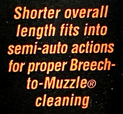 Otis .17 Thru .177 Rifle Pistol 17 Caliber Short Brush Standard Thread with Tube
