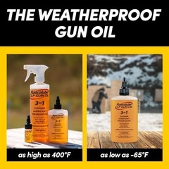 3-In-1 CLP Gun Oil, Lubricates & Preserves All Types of Firearms, Military-Grade