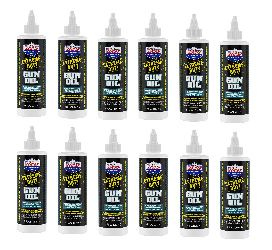 Lucas Extreme Duty Gun Cleaner Oil / Lubricant 8 OZ 10870 – Qty 12 Full Case