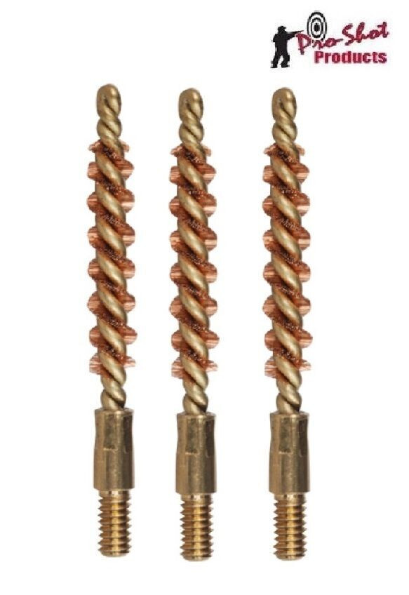 Pro-Shot Benchrest Quality Pistol Bore Brush for .22 cal Pack of 3 # 22P New!