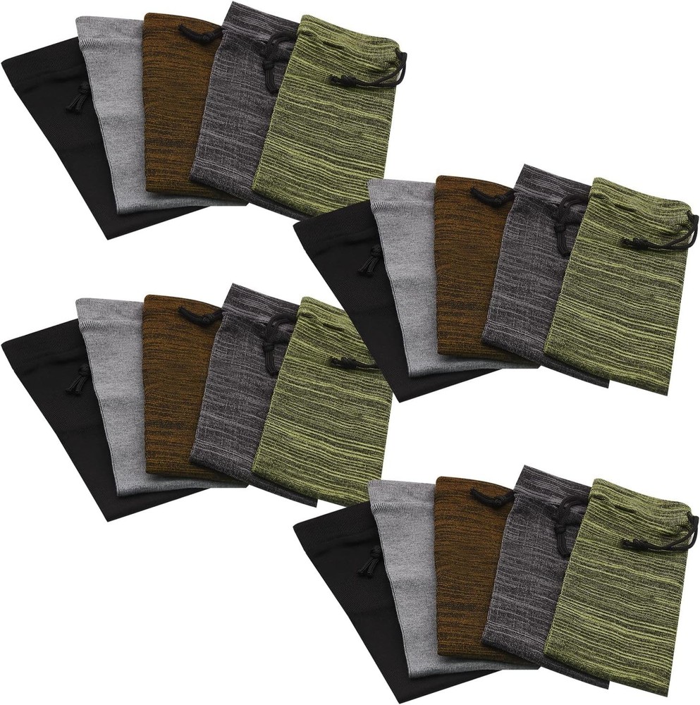RUBY.Q 20pcs Handgun Socks, 16in Silicone Treated Knit Gun Socks, Breathable …