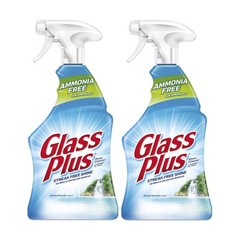 Glass Cleaner, 32 fl oz Bottle, Multi-Surface Glass Cleaner (Pack of 2)
