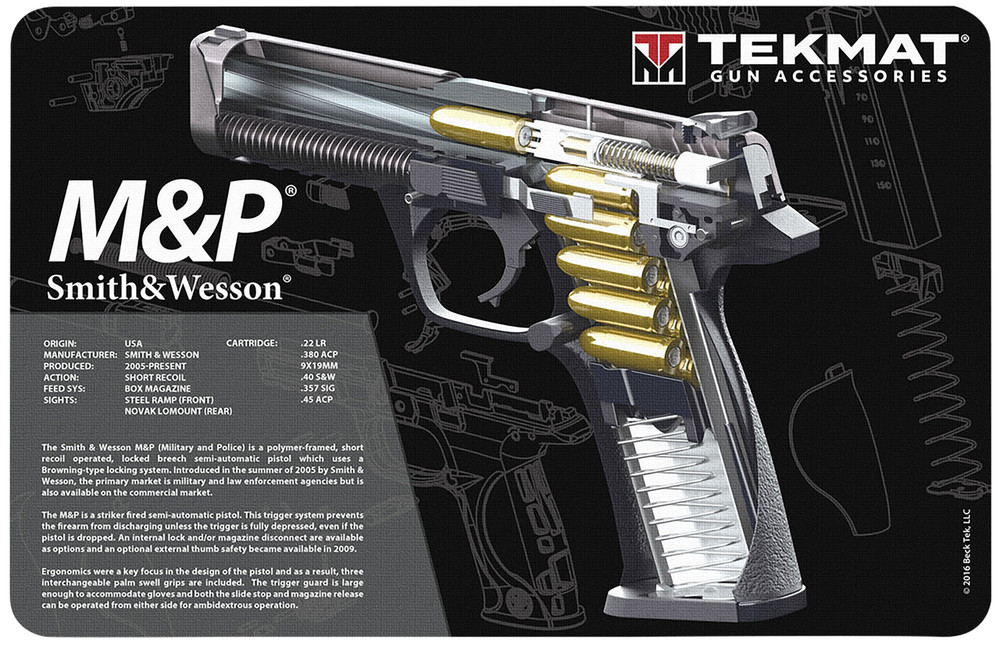 TekMat Smith & Wesson M&P Gun Cleaning Mat