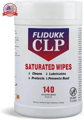 140 Gun Cleaning Wipes, 5″x7″ CLP Gun Cleaner Lubricant -Clean,Lubricate, Protec