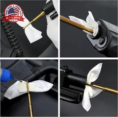 PINGMIC 1200/800/600PCS Gun Cleaning Kit – Gun Cleaning Patches and Swabs, 6-inc