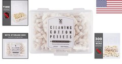 300 Count .177 Caliber Wool Felt Cleaning Pellets with Storage Box for Easy Use