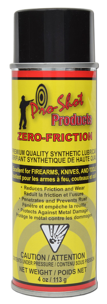 Pro-Shot Zero Friction Premium Synthetic Gun Oil Lubricant 6 oz Aerosol