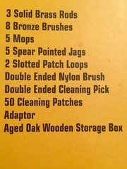 Outers 70082 28 Pc. Professional Universal Wood Gun Cleaning Supplies Box (NIB)