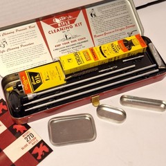 Vintage Outers Rifle Cleaning Kit No. 477 in Original Metal Box With Manual