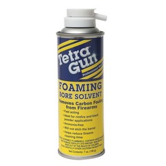 Tetra Gun Foaming Bore Solvent 7 oz. aerosol carbon cleaner bore cleaning action