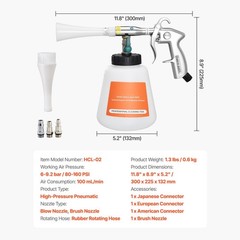 Vortex Cleaning Gun for Efficient Dirt and Dust Removal