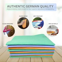 Chachlili 10 Pack Extra Large Original German Shammy Cloths Chamois Towels