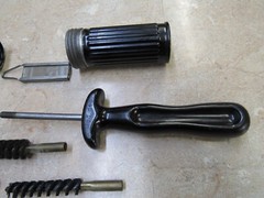 Vintage Swiss Small Arms Cleaning Kit Roll 7.5×55 .30 Caliber Etc