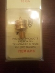 Pro-Shot Shtgn. Bore Cleaning Jag 16 Gauge 5/16 x 27 Thread Brass # J16 New!