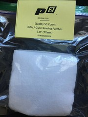 Gun / Rifle Cleaning Patches 3.0″ Square Cotton 50 Count – USA Seller