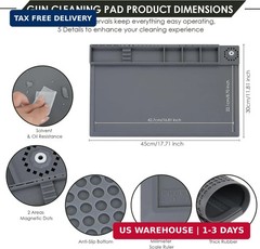 23 Pieces Universal Gun Cleaning Kit for Handguns and Rifles, Gun Cleaning Suppl