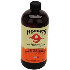 Hoppes No. 9 Gun Bore Cleaning Solvent w/Child Proof Cap 1 Quart Bottle 932