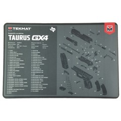 TekMat Taurus GX4 Gun Cleaning Mat 11×17 Padded Water-Resistant Black