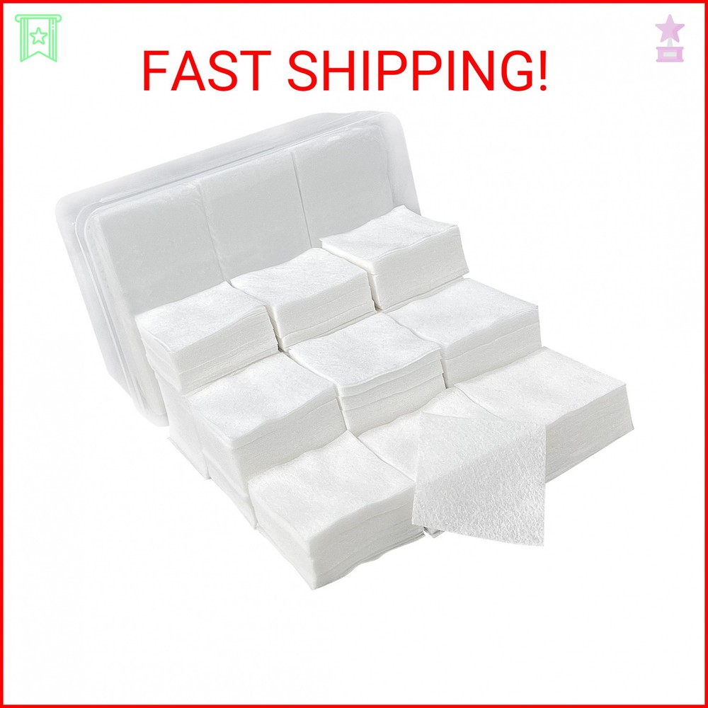 900 PCS Gun Cleaning Patches, 2×2 Inch Square Lint-Free Cotton Pads for 9mm, Rif