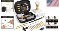 Comprehensive .22 to .45 Cal Gun Cleaning Kit – High-Quality Brass Components