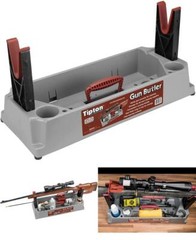 Gun Cleaning Kit Rack Butler Rifle Shotgun Cleaning Supply Storage Box Vise