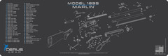 MARLIN MODEL 1895 SCHEMATIC Premium Long Gun Mat