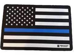 Thin Blue Line Cleaning Gun/Pistol Mat Diagram 11″ x 17″ Inches