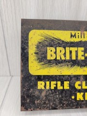 Vintage Mill Run Brite Bore Cleaning Kit EMPTY METAL TIN CASE