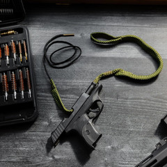 Elite Universal Gun Cleaning Kit for All Guns, Gun Brushes for Pistol Handgun Sh