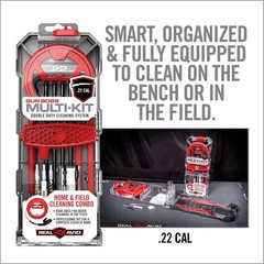 Real Avid Rifle Cleaning Kits – Complete Gun Snake Cleaning Kits with Rod, Bore