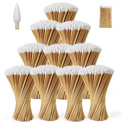 1000 PCS 6-Inch Lint-Free Gun Cleaning Swabs – Bamboo Handle Cotton Swabs for Ma