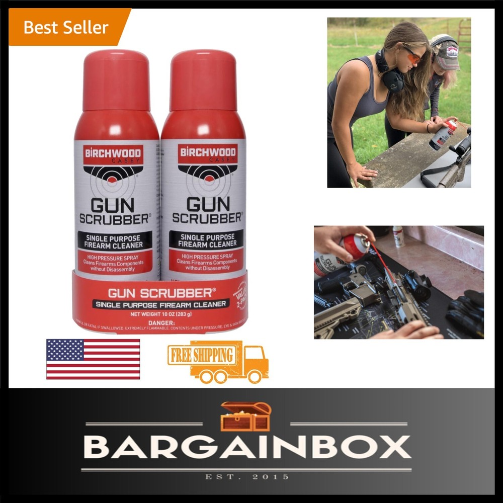Gun Scrubber Aerosol – Effective Cleaner for Guns Without Disassembly – 2 Pack