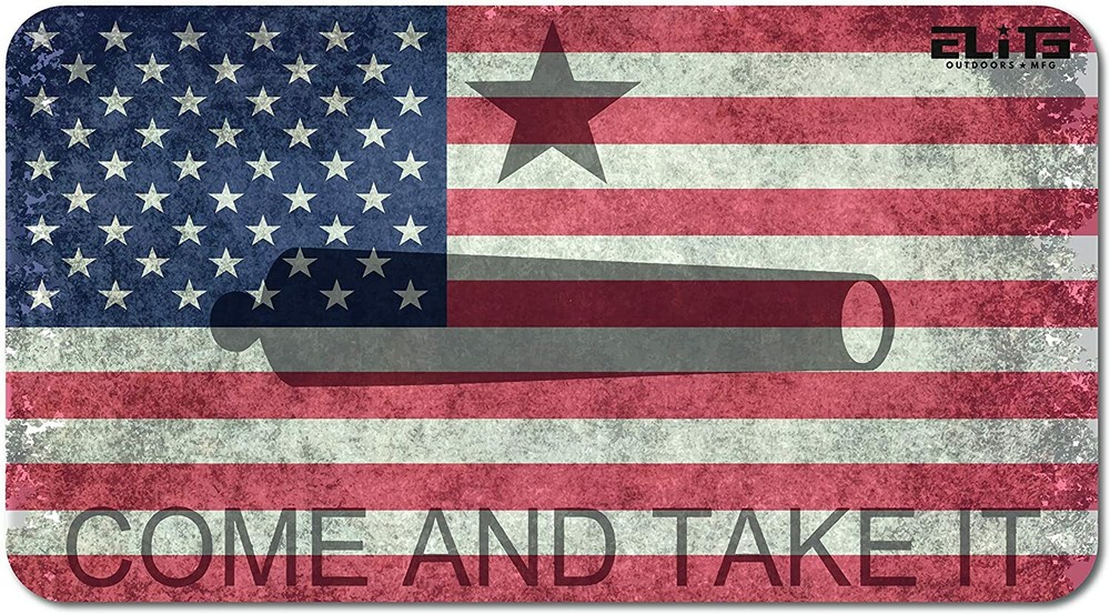ELITE OUTDOORS COME AND TAKE IT DESIGN Gun Cleaning MAT 12″ x 22″. Made in USA