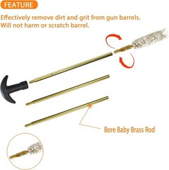 .50 Cal Bore Mop Brushes 5-Pack – Cleaning for Optimal Performance