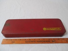 Vintage Outers Gunslick Rifle Cleaning Kit No. 477 22 Cal. In Red Metal Box