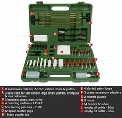 163pcs Universal Gun Cleaner Cleaning Kit Rifle Pistol Handgun Shotgun Firearm