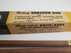 Vintage Mill Run Brite-Bore Hickory Shotgun Rod 3 Piece Rare!