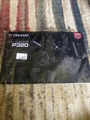 TekMat Cleaning Mat for use with Sig Sauer P320, Black 17″ X 11″