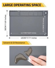 Universal Gun Cleaning Kit for 9mm .223 .38 .357 12GA – Mat, Brushes, Swabs & Oi
