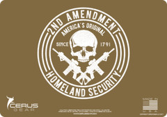 2ND Amendment Pro Mat Handgun Gun Cleaning Mat Cerus Gear FDE